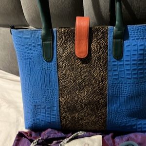 Absolutely Gorgeous Leather Bag made from Recycled Leather from Barcelona, Spain